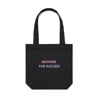 Destined For Success Affirmation Tote Bag Thumbnail